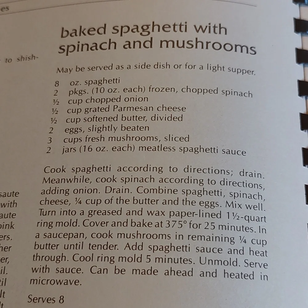 Nutbread and Nostalgia spiral bound cookbook